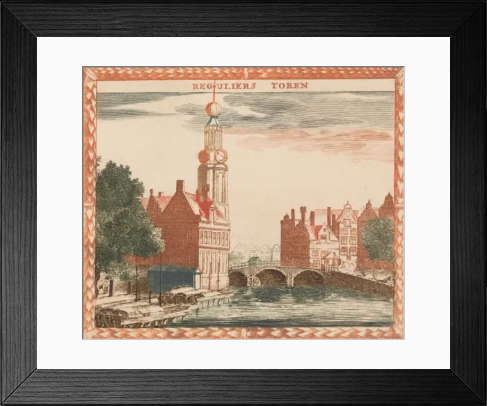 Framed Print : Reguliers Toren, in: Tooneel Der Voornaamste Nederlands Huizen, En Lust Hoven Framed Print : Reguliers Toren, in: Tooneel Der Voornaamste Nederlands Huizen, En Lust Hoven