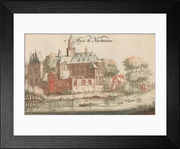 Framed Print : t Huys te Nieweroden, De Vecht in: Tooneel Der Voornaamste Nederlands Huizen, En Lust Framed Print : t Huys te Nieweroden, De Vecht in: Tooneel Der Voornaamste Nederlands Huizen, En Lust
