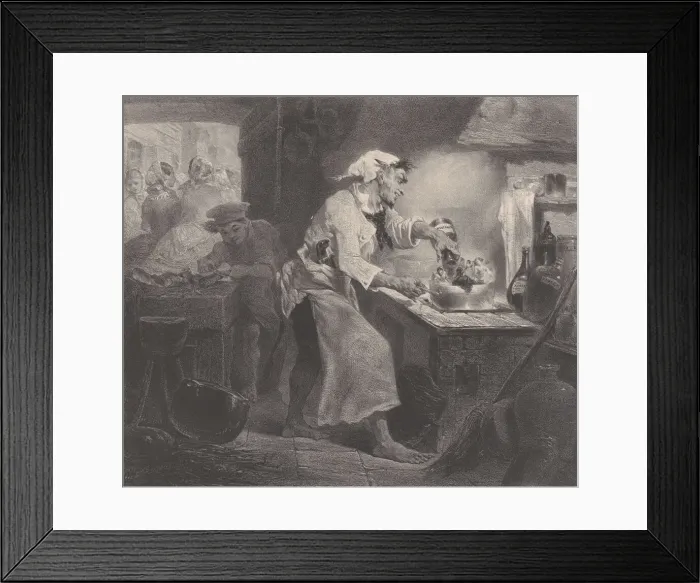 Framed Print : The Daughters of the Devil, ca. 1848-62. Creator: Celestin Nanteuil Framed Print : The Daughters of the Devil, ca. 1848-62. Creator: Celestin Nanteuil