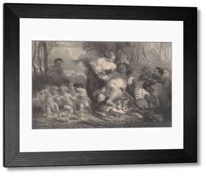 Framed Print : Intoxication, 1858. Creator: Celestin Nanteuil Framed Print : Intoxication, 1858. Creator: Celestin Nanteuil