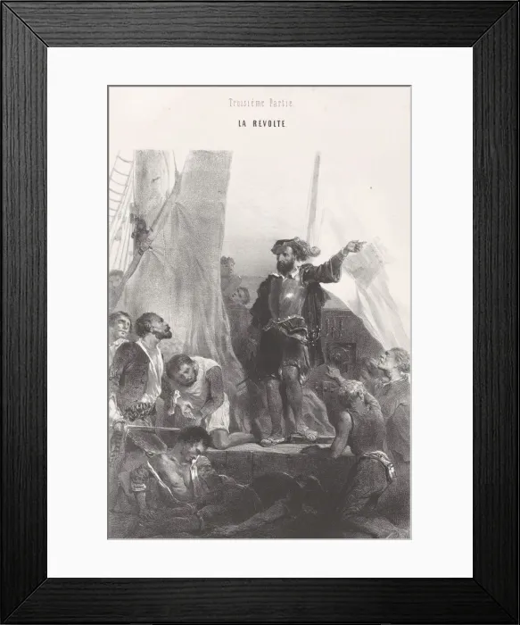 Framed Print : Third Part, The Revolt, ca. 1830-65. Creator: Celestin Nanteuil Framed Print : Third Part, The Revolt, ca. 1830-65. Creator: Celestin Nanteuil