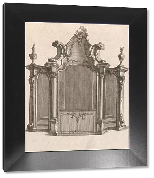 Design for a Confessional, Plate 4 from an Untitled Series of Designs for C