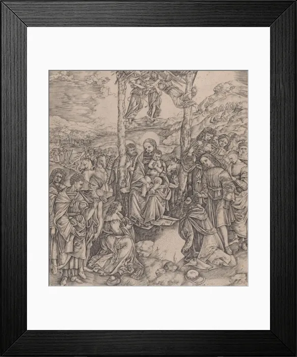 Framed Print : Adoration of the Magi, 1500-10. Creator: Cristofano di Michele Martini Framed Print : Adoration of the Magi, 1500-10. Creator: Cristofano di Michele Martini