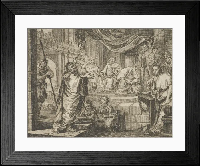 Framed Print : Paul Before Felix, ca. 1800. Creator: Dent Framed Print : Paul Before Felix, ca. 1800. Creator: Dent