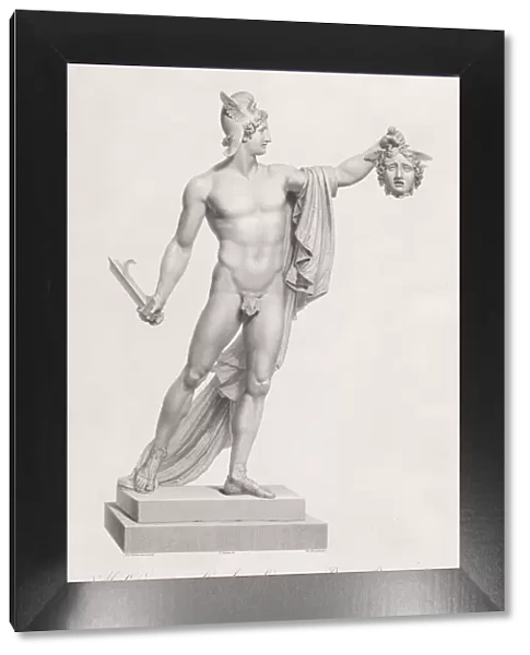 Perseus with the head of Medusa. from 'Oeuvre de Canova: Recueil de Statues