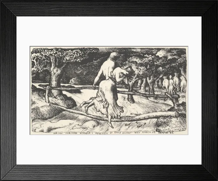 Framed Print : The Flood, 1829. Creator: Edward Calvert Framed Print : The Flood, 1829. Creator: Edward Calvert