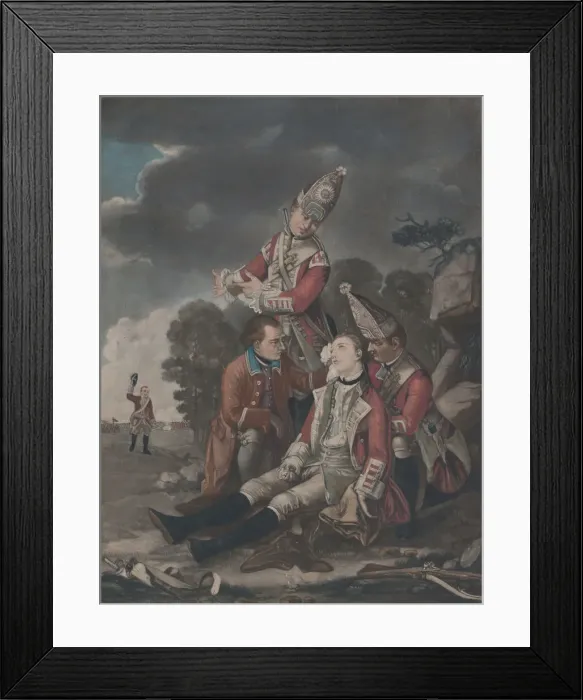 Framed Print : The Death of General Wolfe at Quebec (September, 1759), October 10, 1779 Framed Print : The Death of General Wolfe at Quebec (September, 1759), October 10, 1779