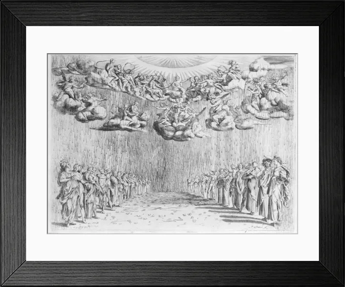 Framed Print : Design for the Stage for Intermedio 6, from an Album with Plates documenting the Fe Framed Print : Design for the Stage for Intermedio 6, from an Album with Plates documenting the Fe