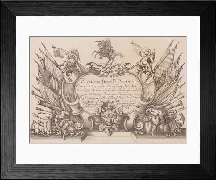 Framed Print : Plusievrs Pieces et Ornements Darquebuzerie (4th extended edition), ca. 1776 Framed Print : Plusievrs Pieces et Ornements Darquebuzerie (4th extended edition), ca. 1776