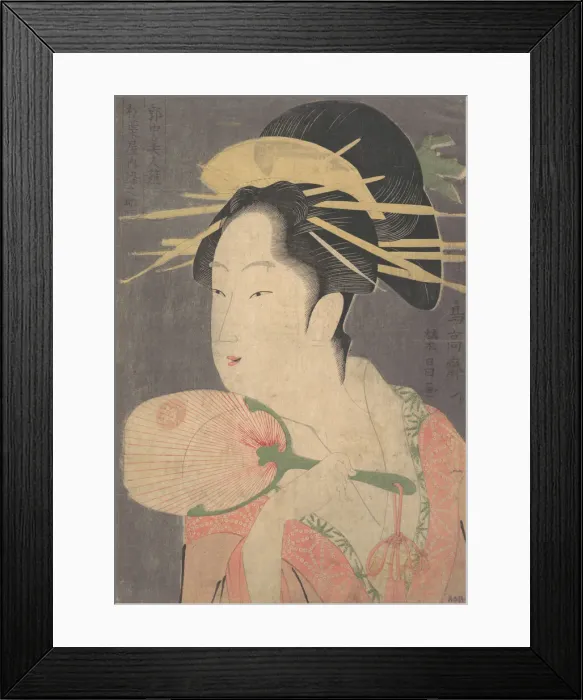 Framed Print : A Beauty. Creator: Chokosai Eisho Framed Print : A Beauty. Creator: Chokosai Eisho