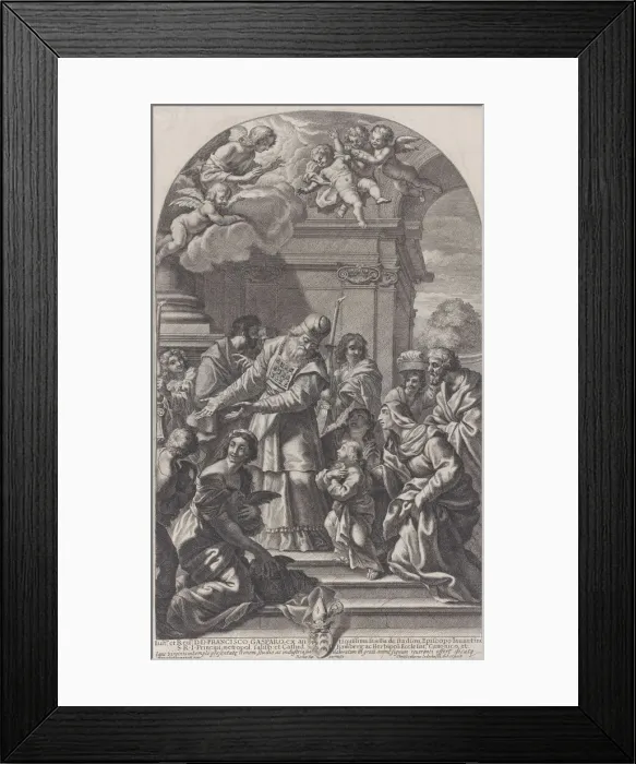 Framed Print : The presentation of the Virgin in the Temple, 1670-80. Creator: Christof Lederwasch Framed Print : The presentation of the Virgin in the Temple, 1670-80. Creator: Christof Lederwasch