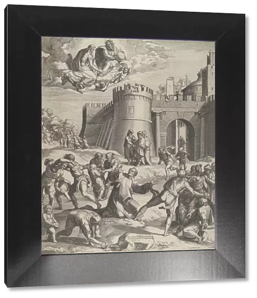 The Martyrdom of St Stephen, 1576. Creator: Cornelis Cort