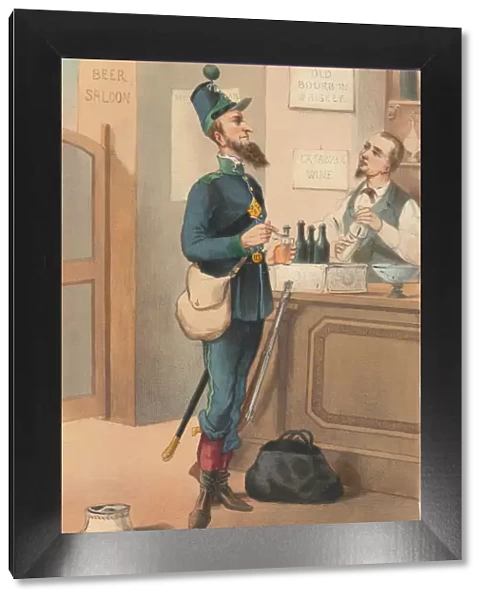 Etast-Unis d Amerique - Chasseurs aPied, 1865. Creator: Draner