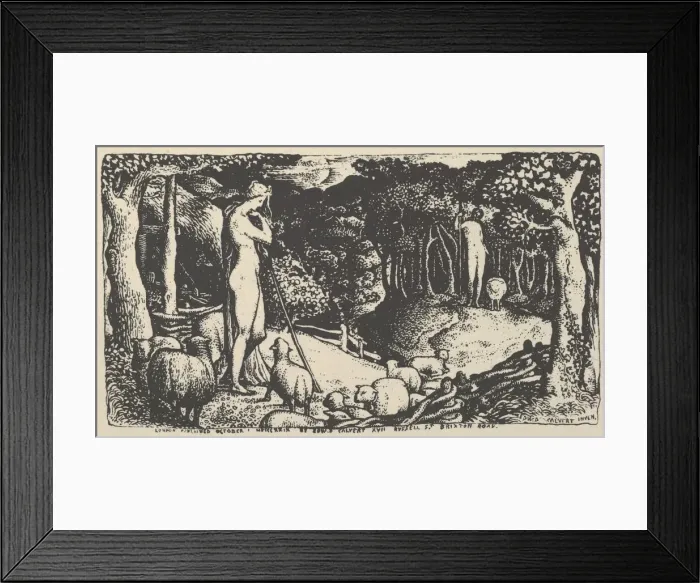 Framed Print : Ideal Pastoral Life (reproduced for Calverts Memoir'), 1904. Creator: Unknown Framed Print : Ideal Pastoral Life (reproduced for Calverts Memoir'), 1904. Creator: Unknown