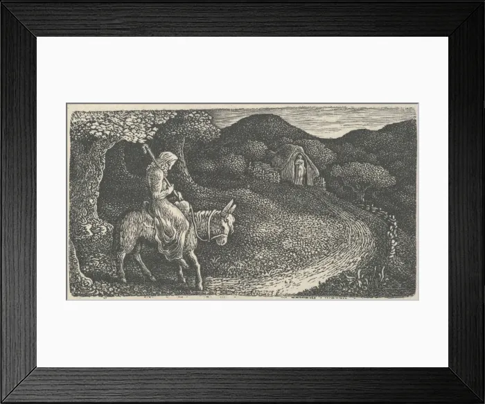 Framed Print : The Return Home, 1830. Creator: Edward Calvert Framed Print : The Return Home, 1830. Creator: Edward Calvert