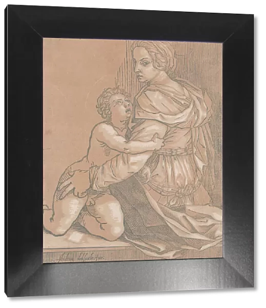 Virgin and child, ca. 1530. Creator: Edmond Douet