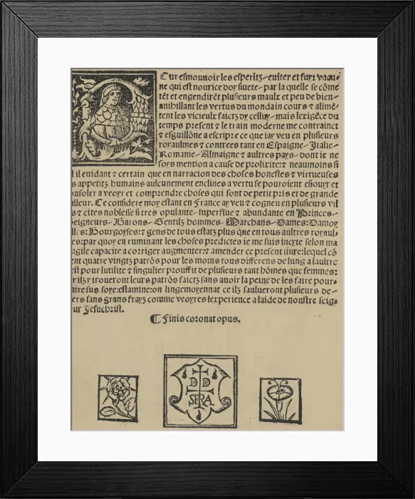 Framed Print : Libbretto nouellamete composto per maestro Domenico da Sera... lauorare di ogni s Framed Print : Libbretto nouellamete composto per maestro Domenico da Sera... lauorare di ogni s