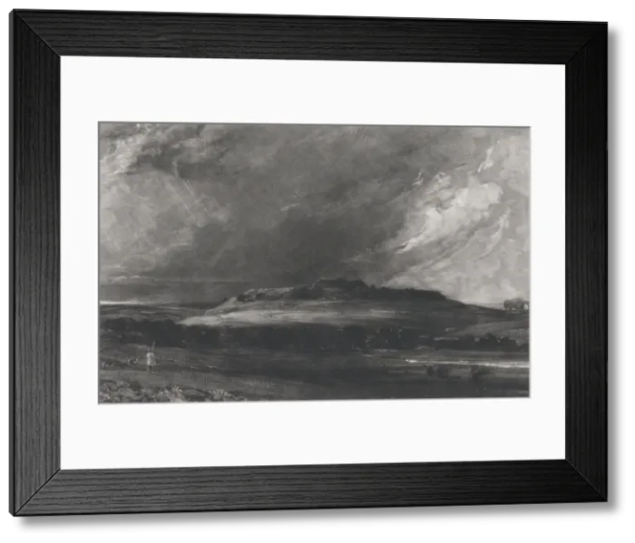 Framed Print : Old Sarum, 1830. Creator: David Lucas Framed Print : Old Sarum, 1830. Creator: David Lucas