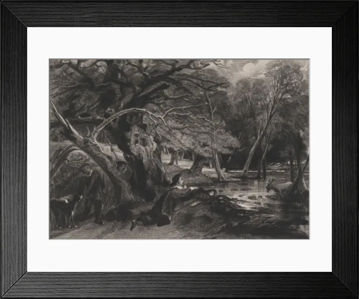 Framed Print : Jacques and the Wounded Stag (Shakespeare, As You Like It, Act 2, Scene 1), 1830 Framed Print : Jacques and the Wounded Stag (Shakespeare, As You Like It, Act 2, Scene 1), 1830
