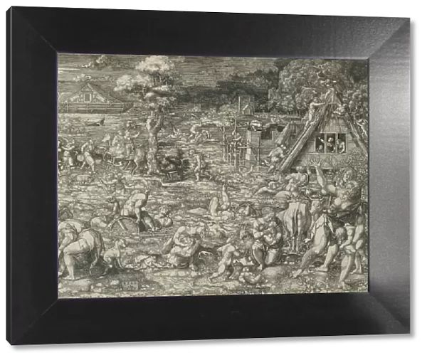 The Deluge, 1544. Creator: Dirck Vellert