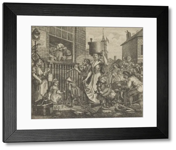 Framed Print : The Enraged Musician, ca. 1800. Creator: Dent Framed Print : The Enraged Musician, ca. 1800. Creator: Dent