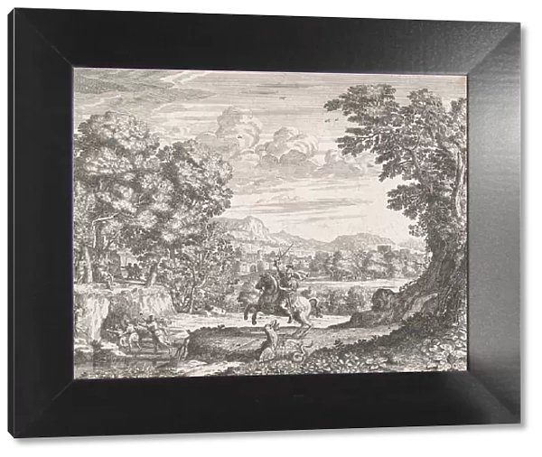 Bellerophon Vanquishing the Chimera, 1668. Creator: Dominique Barriere