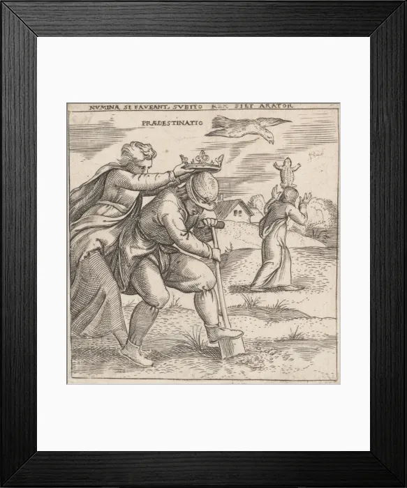 Framed Print : Predestination, ca. 1545-50. Creator: Enea Vico Framed Print : Predestination, ca. 1545-50. Creator: Enea Vico