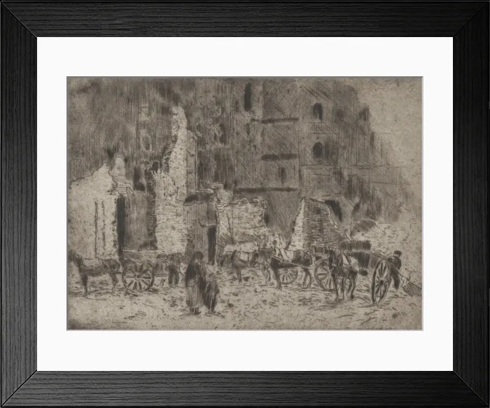 Framed Print : Lille: Ruine, 1916. Creator: Ernst Oppler Framed Print : Lille: Ruine, 1916. Creator: Ernst Oppler