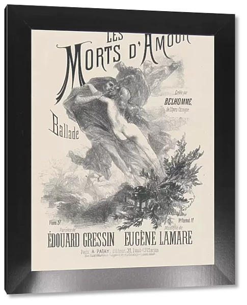 Les Morts d Amour, ca. 1885. Creator: Eugene Carriere