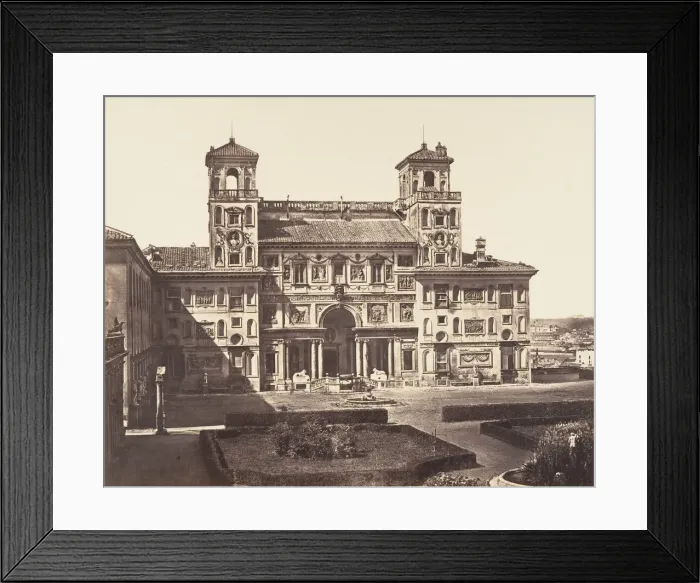 Framed Print : Villa Medici, 1848-52. Creator: Eugene Constant Framed Print : Villa Medici, 1848-52. Creator: Eugene Constant
