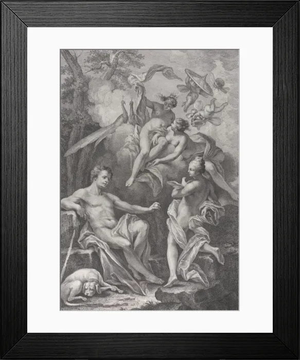 Framed Print : The Judgment of Paris, 1748-88. Creator: Fabio Berardi Framed Print : The Judgment of Paris, 1748-88. Creator: Fabio Berardi