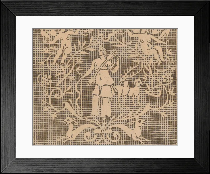 Framed Print : Les Singuliers et Nouveaux Portraicts... page 45 (verso), 1588 Framed Print : Les Singuliers et Nouveaux Portraicts... page 45 (verso), 1588