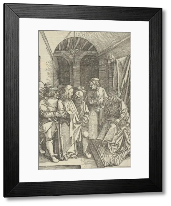 Framed Print : Christ before Herod in a Hall, from Speculum passionis domini nostri Ihesu Christi, 1507 Framed Print : Christ before Herod in a Hall, from Speculum passionis domini nostri Ihesu Christi, 1507