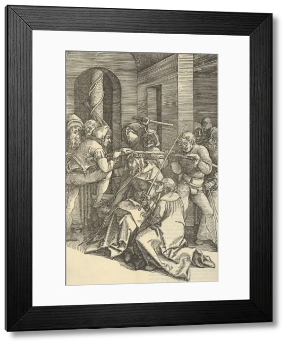 Framed Print : Christ Crowned with Thorns, from Speculum passionis domini nostri Ihesu Christi, 1507 Framed Print : Christ Crowned with Thorns, from Speculum passionis domini nostri Ihesu Christi, 1507