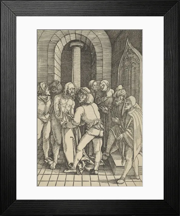 Framed Print : Christ Stripped, from Speculum passionis domini nostri Ihesu Christi, 1507 Framed Print : Christ Stripped, from Speculum passionis domini nostri Ihesu Christi, 1507