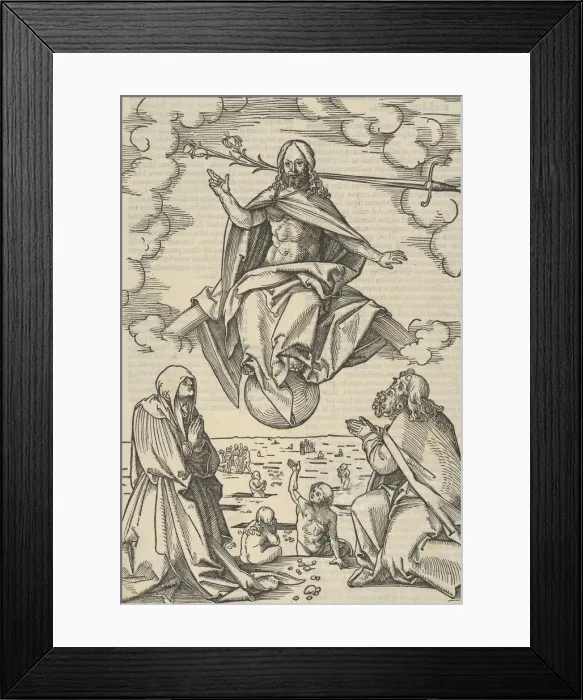 Framed Print : The Last Judgment, from Speculum passionis domini nostri Ihesu Christi, 1507 Framed Print : The Last Judgment, from Speculum passionis domini nostri Ihesu Christi, 1507