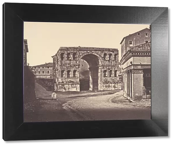 Arco di Giano, 1848-52. Creator: Eugene Constant