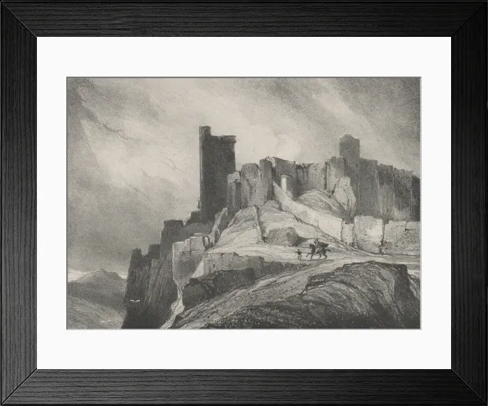 Framed Print : Donjon de Polignac, 1831 Creator: Godefroy Engelmann Framed Print : Donjon de Polignac, 1831 Creator: Godefroy Engelmann