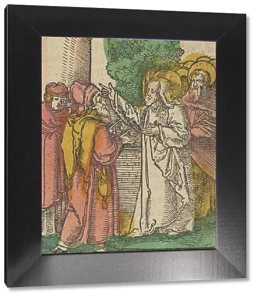Parable of the Pharisees and the Tax-Collector, from Das Plenarium, 1517