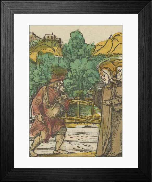 Framed Print : The Parable of the Sower, from Das Plenarium, 1517. Creator Framed Print : The Parable of the Sower, from Das Plenarium, 1517. Creator