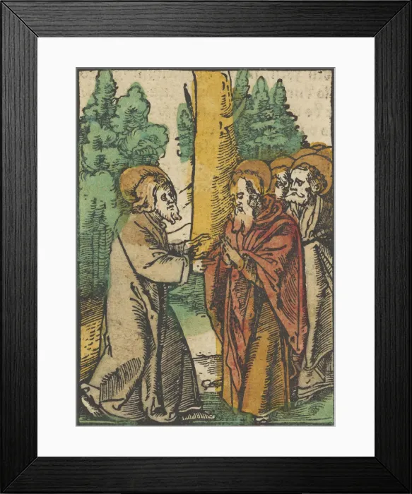 Framed Print : Christ Teaching the Disciples, 1, from Das Plenarium, 1517 Framed Print : Christ Teaching the Disciples, 1, from Das Plenarium, 1517