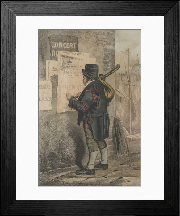 Framed Print : Outward Bound (Dublin), ca. 1860. Creator: Unknown Framed Print : Outward Bound (Dublin), ca. 1860. Creator: Unknown