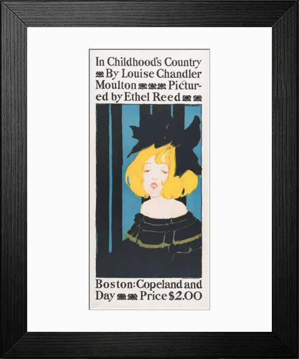 Framed Print : In Childhoods Country, 1896. Creator: Ethel Reed