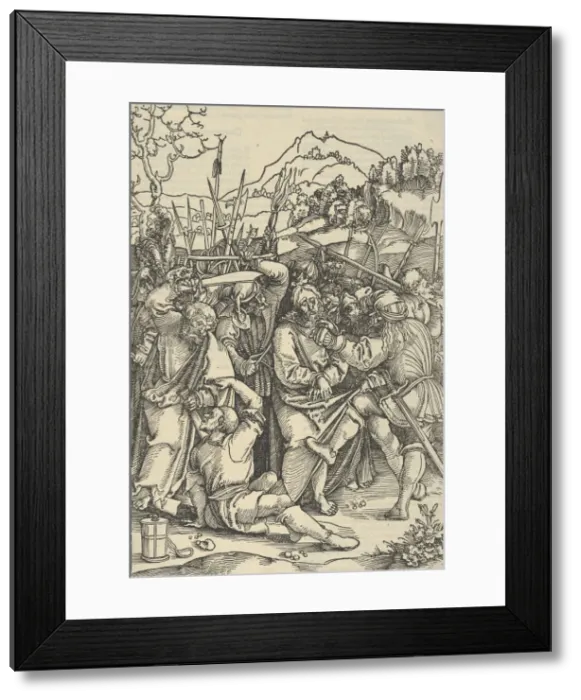 Framed Print : The Arrest of Christ, from Speculum passionis domini nostri Ihesu Christi, 1507 Framed Print : The Arrest of Christ, from Speculum passionis domini nostri Ihesu Christi, 1507