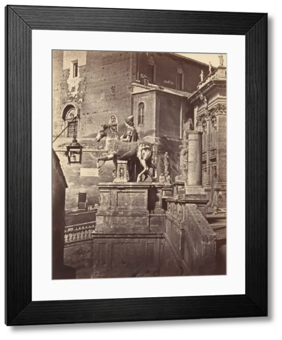 Framed Print : Uno dei Colossi di Campidoglio, 1848-52. Creator: Eugene Constant Framed Print : Uno dei Colossi di Campidoglio, 1848-52. Creator: Eugene Constant