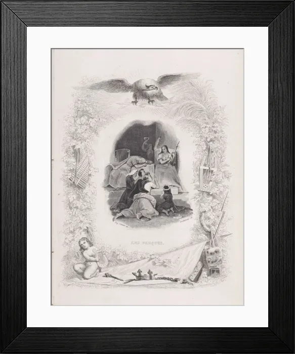 Framed Print : The Fates, from The Songs of Beranger, 1829. Creators: W. J. J Framed Print : The Fates, from The Songs of Beranger, 1829. Creators: W. J. J