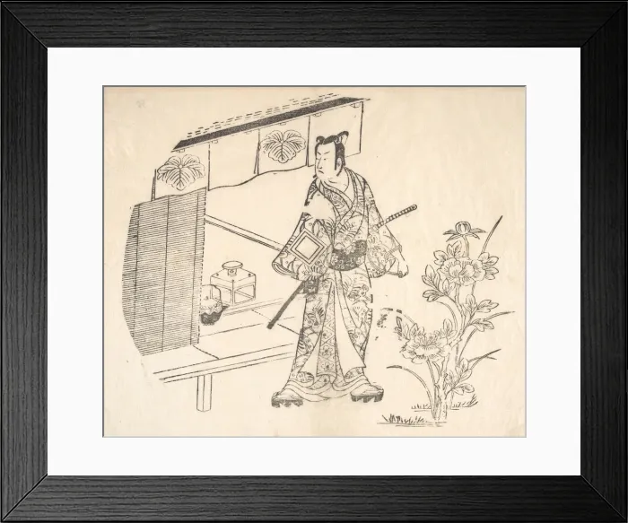 Framed Print : One of Six Impressions from Worn Old Blocks. Creator: Unknown Framed Print : One of Six Impressions from Worn Old Blocks. Creator: Unknown