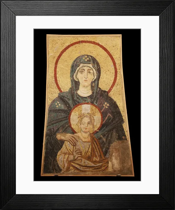 Framed Print : Mother of God and Child, Byzantine, early 20th century (original dated 9th century) Framed Print : Mother of God and Child, Byzantine, early 20th century (original dated 9th century)