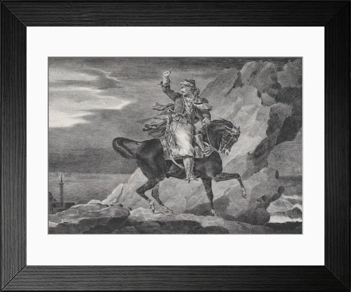 Framed Print : The Giaour, 1820. Creator: Theodore Gericault Framed Print : The Giaour, 1820. Creator: Theodore Gericault