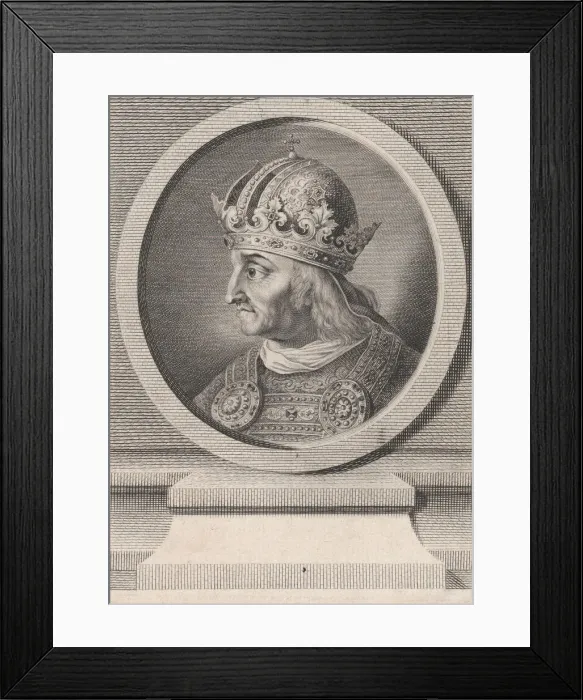 Framed Print : St. Maurice (?), 1743-97. Creator: Possibly Pierre Francois Basan Framed Print : St. Maurice (?), 1743-97. Creator: Possibly Pierre Francois Basan